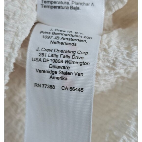 J.Crew Textured Bubble Knit Mockneck Sleeveless Top Women’s Cream Polyester S - Picture 9 of 11